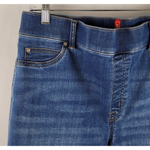Spanx Jeans Womens XL Blue Bootcut Flare Denim (34x29) 20456R - Picture 3 of 10